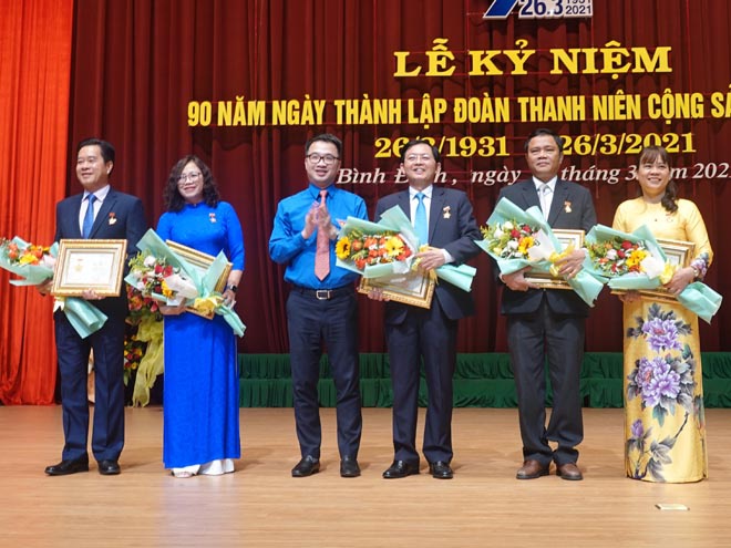 Anh Nguyễn Tường Lâm dự lễ kỷ niệm 90 năm ngày thành lập Đoàn tại Bình Định - ảnh 2