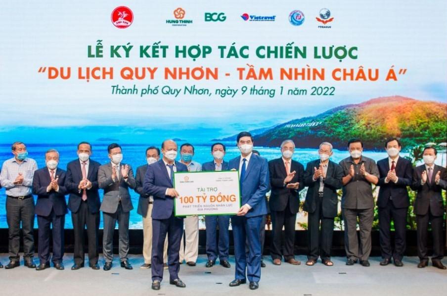 Hưng Thịnh Land tài trợ 100 tỉ đồng đào tạo nhân lực du lịch tại Bình Định - ảnh 1