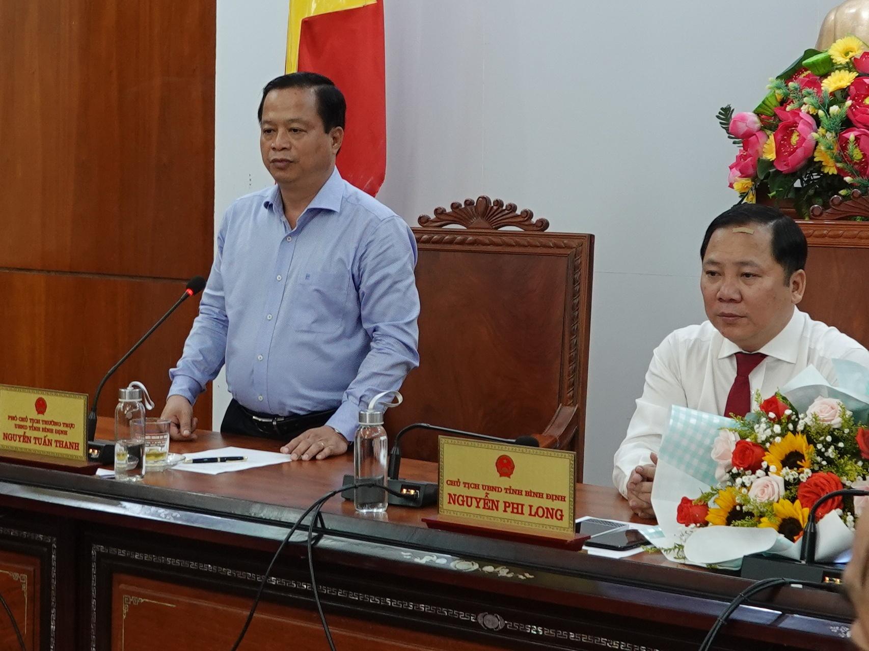 Ông Nguyễn Tuấn Thanh được ủy quyền phụ trách, điều hành hoạt động UBND tỉnh Bình Định - ảnh 2