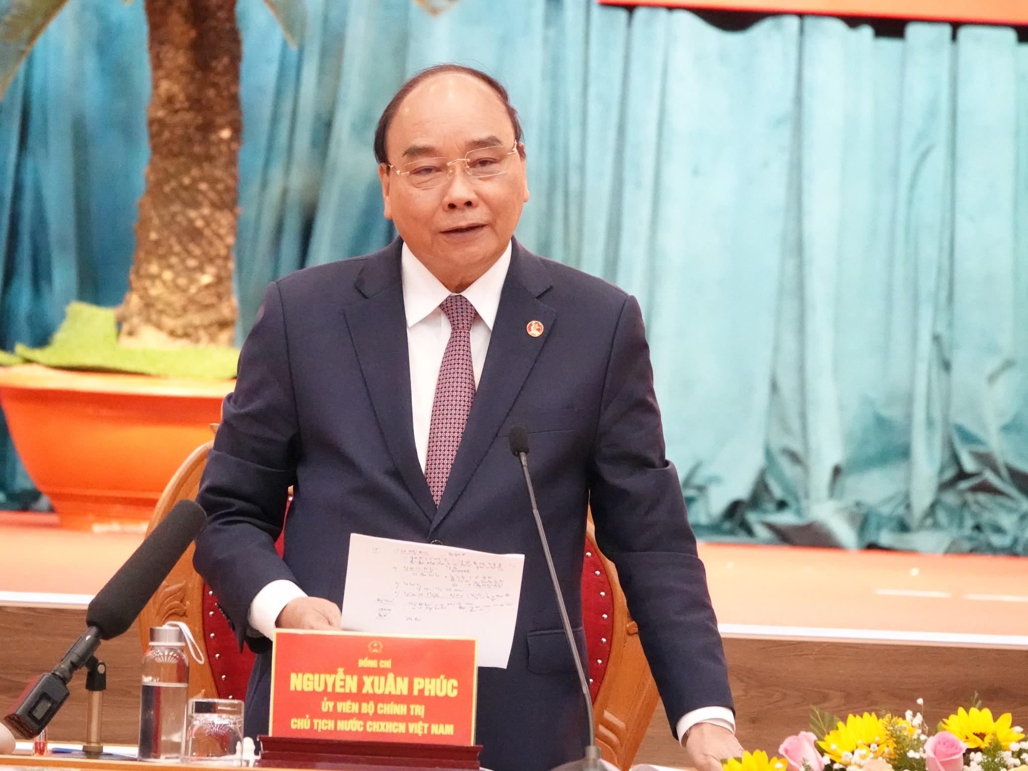 Chủ tịch nước Nguyễn Xuân Phúc: Tỉnh Bình Định cần mục tiêu phát triển bền vững - ảnh 4
