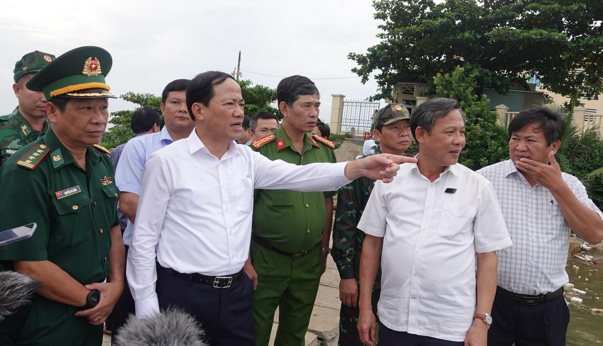 Bão Noru: Bình Định lập sở chỉ huy tiền phương tại cảng cá Tam Quan - ảnh 1