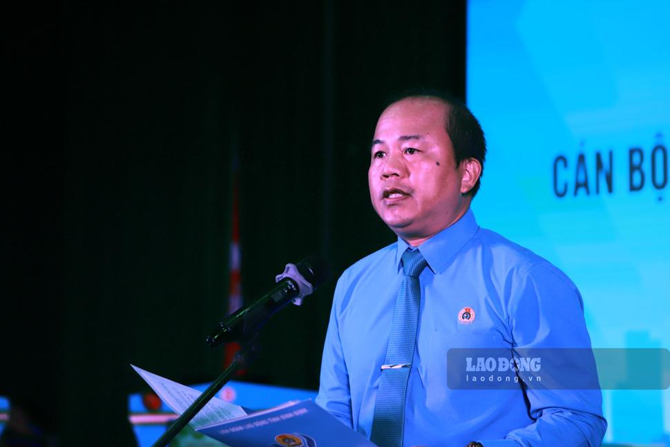 Ông Lê Từ Bình phát biểu tại hội thi. Ảnh: Hoài Phương