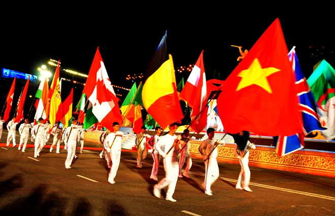 1,000 martial arts athletes participated in the Sixth International Festival  of Vietnamese ...